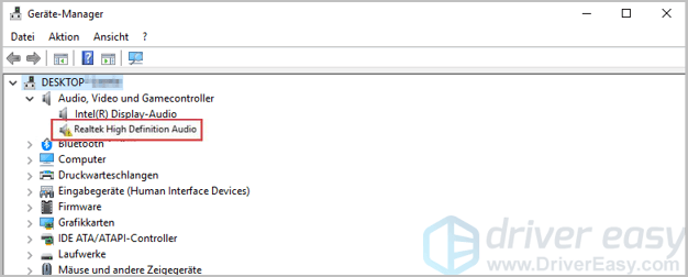Audiogerät Auf High Definition Audio Bus Treiber Xp Realtek High Definition Audio Treiber aktualisieren - So geht’s