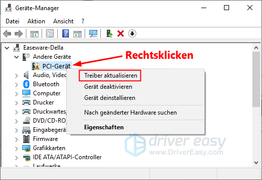 Pci Kommunikationscontroller Einfach Treiber Windows 7 PCI-Gerät Treiber Download für Windows 10/7/8.1 - Driver Easy German