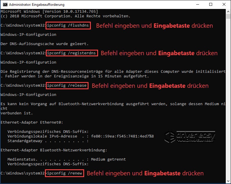 Der Computer Ist Ordnungsgemäß Konfiguriert Jedoch Antwortet Das Gerät Nicht de.drivereasy.com