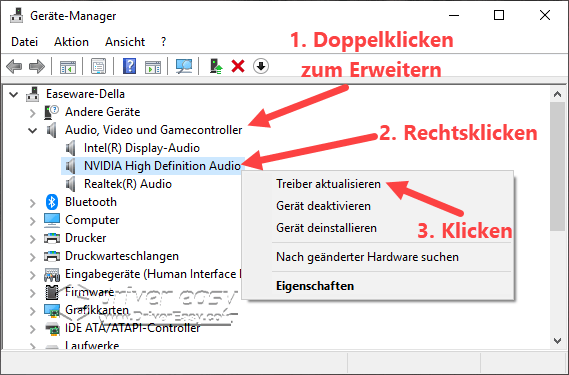 NVIDIA High Definition Audio Treiber Download - Driver Easy German