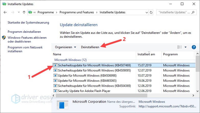 [GELÖST] Kernel Mode Heap Corruption | Windows 10 - Driver Easy German