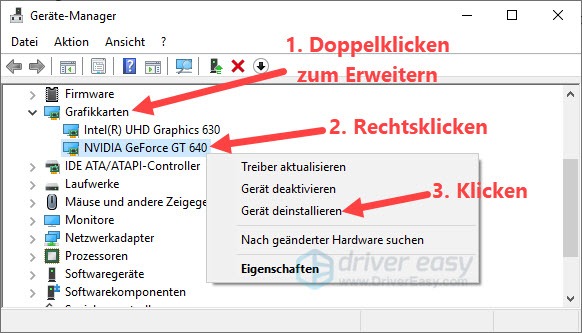 Im Nvidia Installationsprogramm Ist Ein Fehler Aufgetreten de.drivereasy.com
