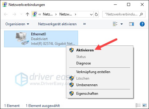 Ethernet Verfügt über Keine Gültige Ip Konfiguration Dlan de.drivereasy.com