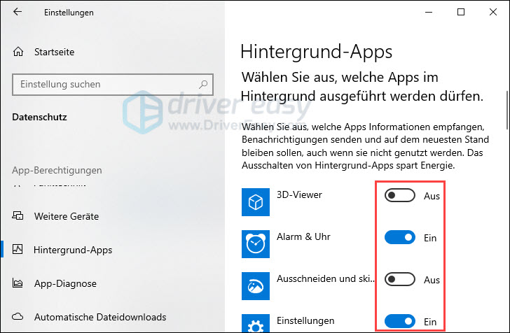 Internetseiten Bauen Sich Langsam Auf Windows 10 de.drivereasy.com