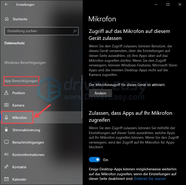 [GELÖST] Headset Mikrofon wird nicht erkannt Windows 10/11 Driver Easy German