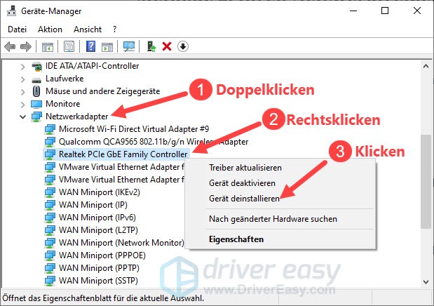 Fehler Bei Der Verbindung Fehler 651 Windows 8 de.drivereasy.com