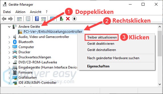 Pci Kommunikationscontroller Einfach Treiber Windows 11 PCI-Ver-/Entschlüsselungscontroller Treiber installieren - Driver Easy