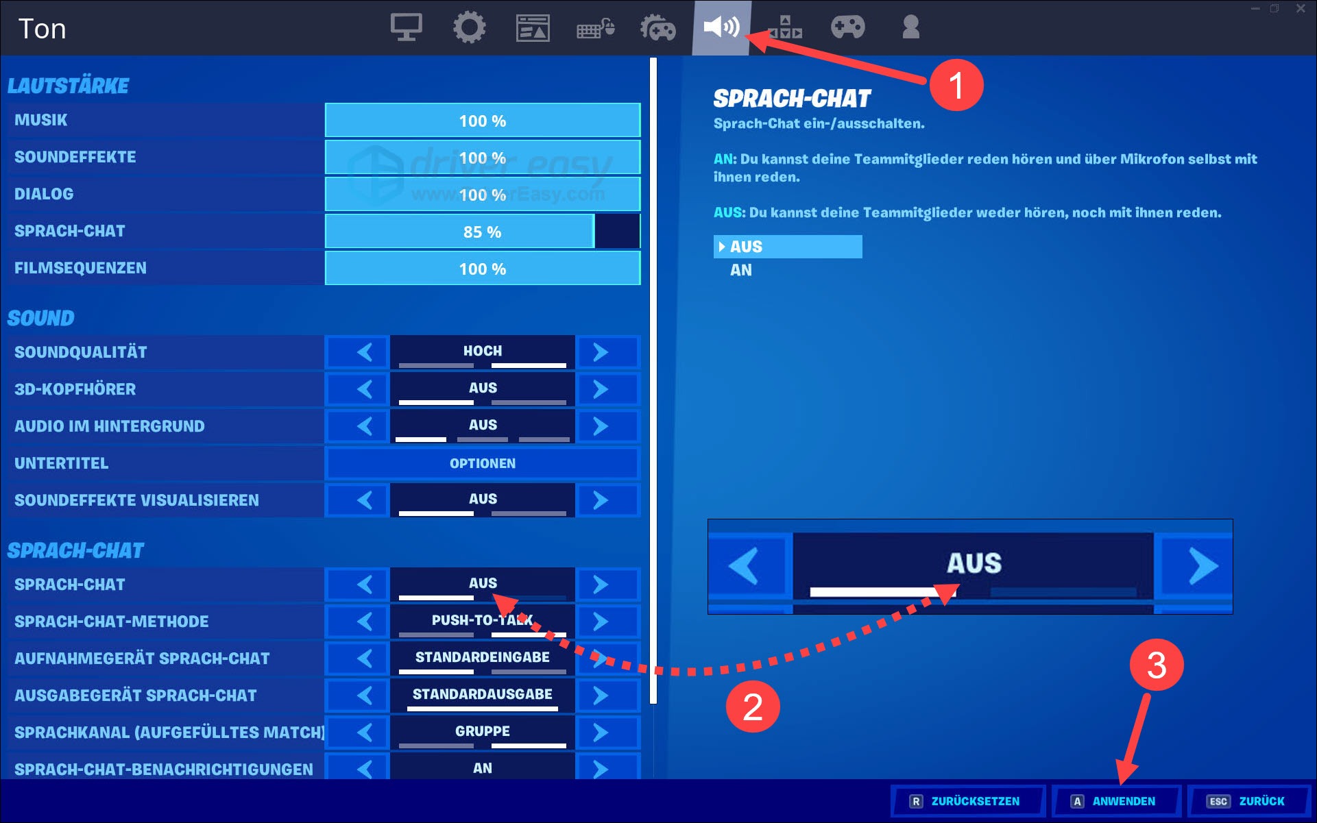[Gelöst] Fortnite Mikrofon geht nicht auf PC Driver Easy German