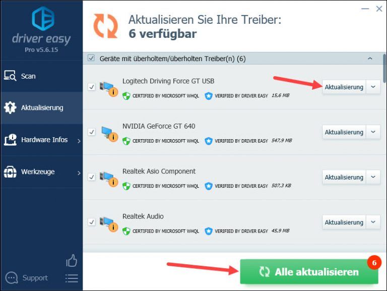 Logitech Driving Force GT Treiber für Windows 11/10/7/8.1 Driver Easy German