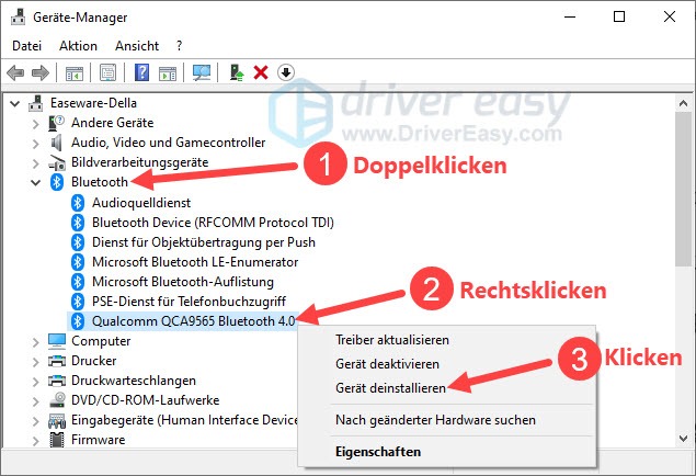 Bluetooth Peripheriegerät Es Wurde Kein Treiber Gefunden de.drivereasy.com