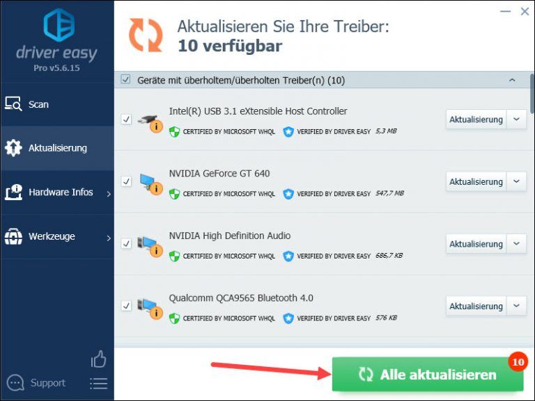 Lösung HyperX Cloud 2 Mikrofon geht nicht Driver Easy German