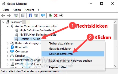 Neu Treiber Windows 11 Audio-Treiber neu installieren | Windows 11, 10, 7 & 8.1 - Driver Easy