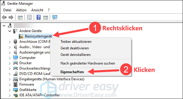 Basissystemgerät Treiber Download für Windows 10, 7 & 8.1 - Driver Easy ...