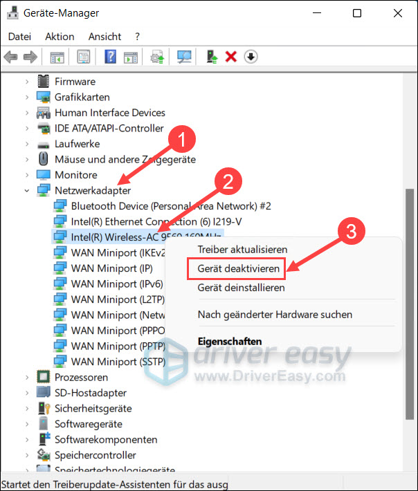 GELÖST: WLAN-Option wird nicht angezeigt - Windows 11 - Driver Easy German