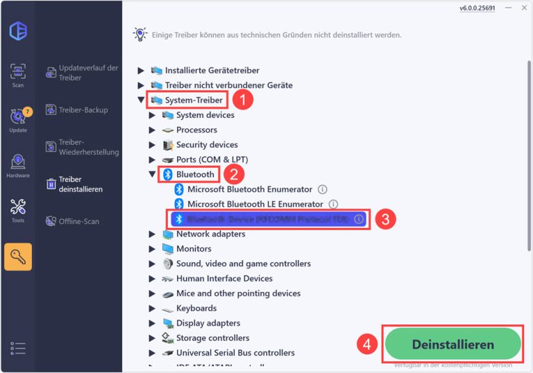 Bluetooth Treiber neu installieren Windows 11/10/7 [Einfach] Driver Easy German
